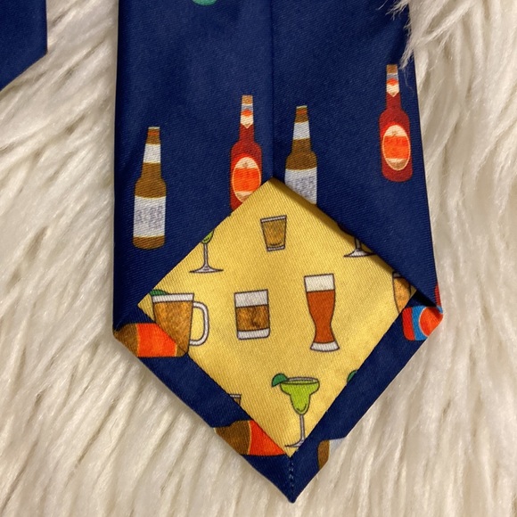 Nicole Millet Hand Made Man Tie navy blue color brand new see all photos - Picture 6 of 12